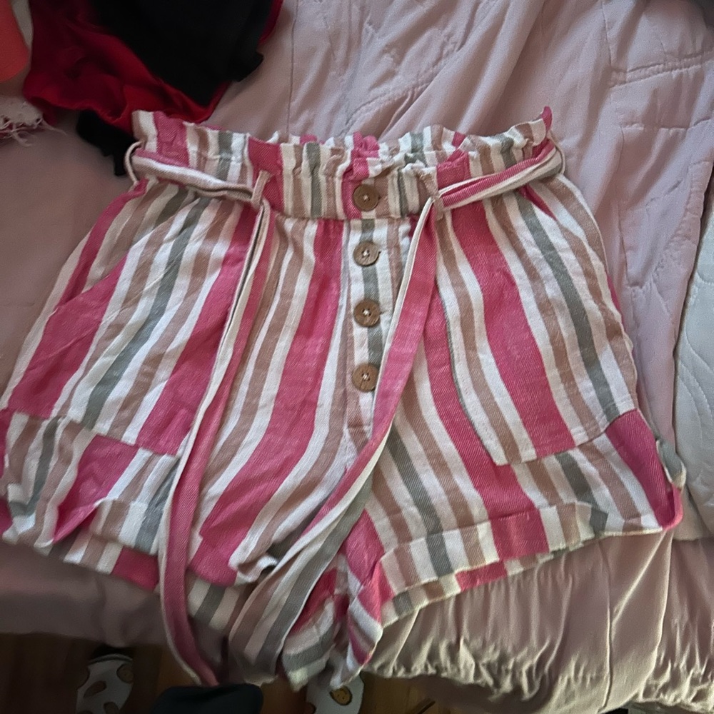 Ripcurl striped beach shorts/ s: S